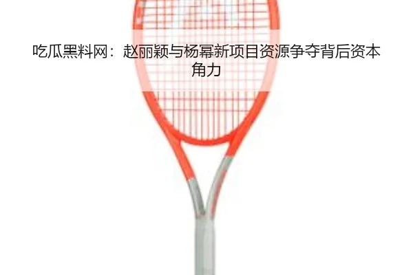 吃瓜黑料网：赵丽颖与杨幂新项目资源争夺背后资本角力
